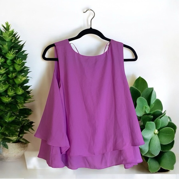 Metaphor Purple Sleeveless Women's Top - Picture 3 of 6